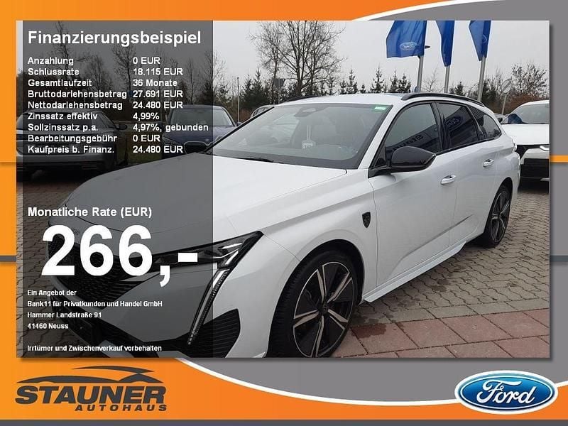 Gebraucht Peugeot 308 GT 131 PS (96 kW) 2024 Weiss/typ aussenverkleidung me Kombi