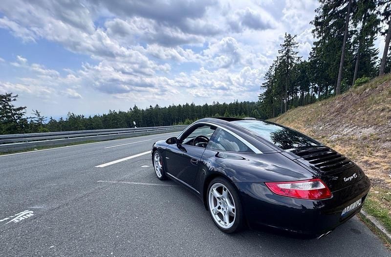 Schwarz Gebraucht 2008 Porsche 911 Targa 4S Cabrio | 58.500 € (Guter Preis) - Bild 1/4