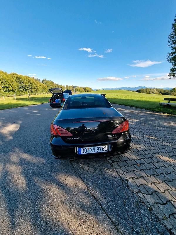 Schwarz Gebraucht 2005 Peugeot 307 CC Cabrio | 800 € (Superpreis) - Bild 1/4
