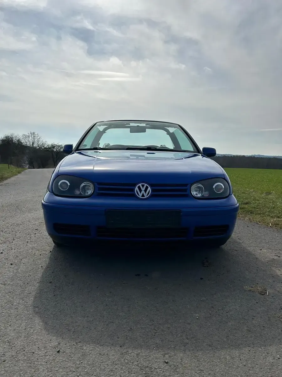 Gebraucht VW Golf Cabriolet 1998 Blau Cabrio
