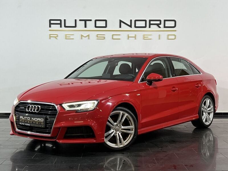 Tangorot metallic Gebraucht 2020 Audi A3 S-Line Limousine | 21.990 € (Superpreis) - Bild 1/4