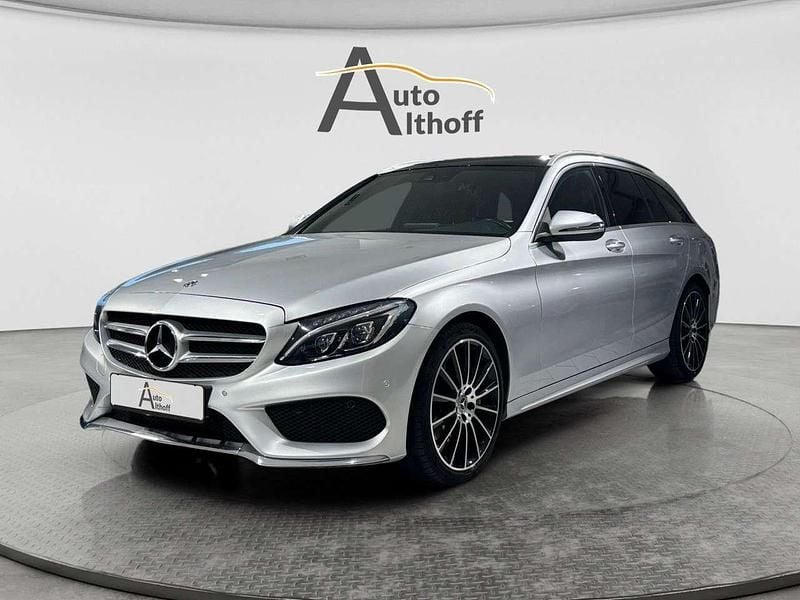 Gebraucht Mercedes C400 AMG line 333 PS (244 kW) 2018 Iridiumsilber  metallic Kombi