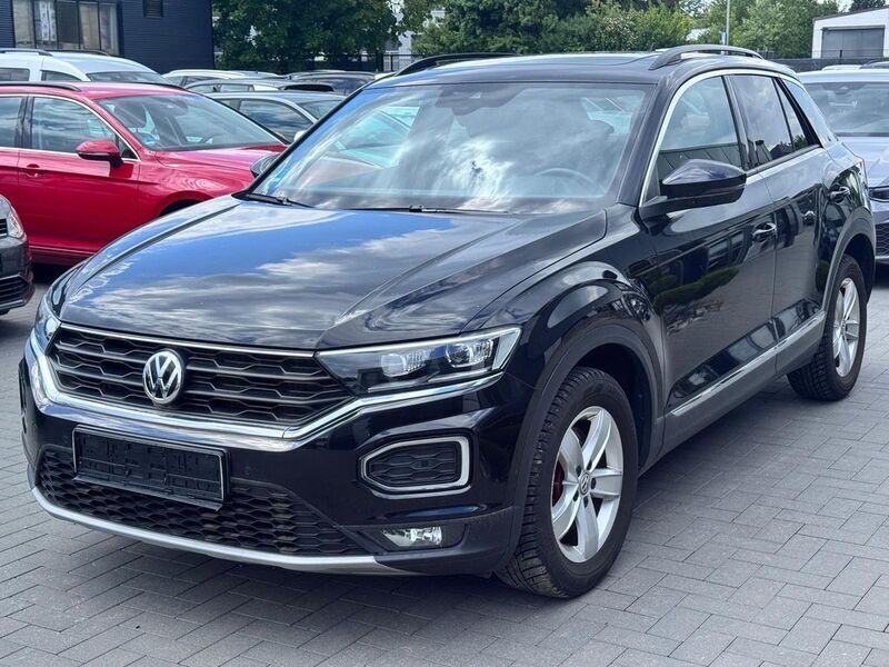 Schwarz Gebraucht 2020 VW T-Roc Sportline SUV | 22.990 € (Guter Preis) - Bild 1/4