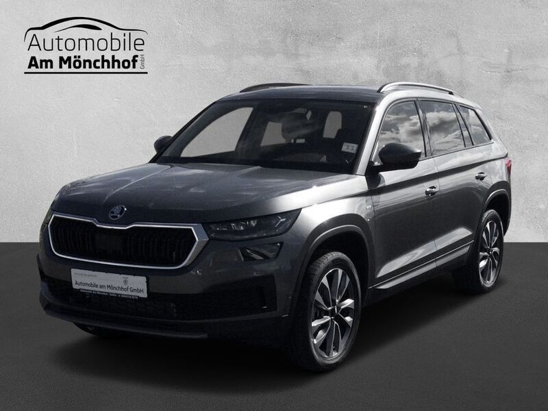 Graphite grau metallic met. Gebraucht 2022 Skoda Kodiaq Tour SUV | 48.900 € - Bild 1/4