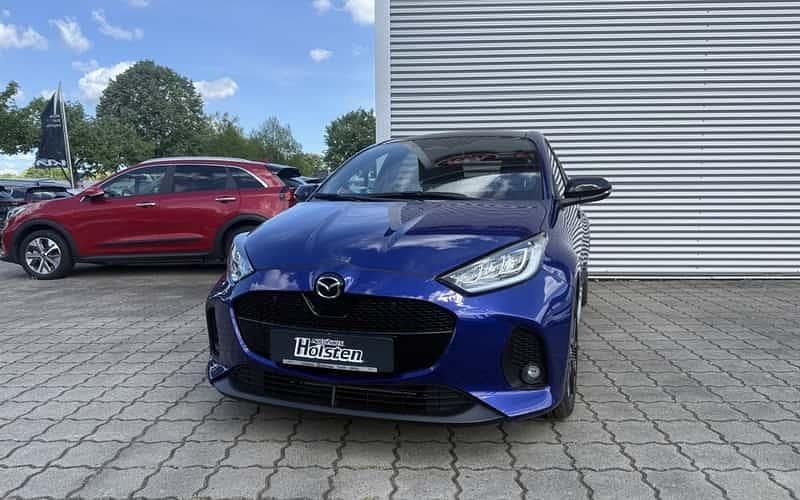 Glass blue Gebraucht 2024 Mazda 2 Homura-Line Limousine | 27.990 € - Bild 1/4