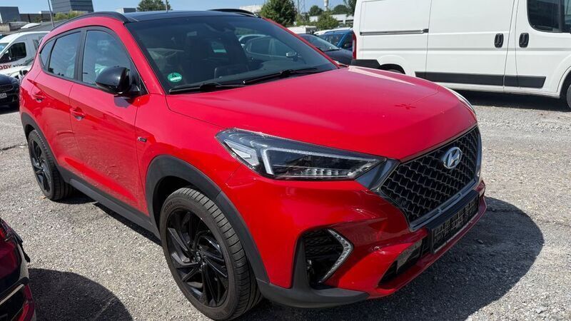 Rot Gebraucht 2019 Hyundai Tucson N Line SUV | 18.799 € (Fairer Preis) - Bild 1/4