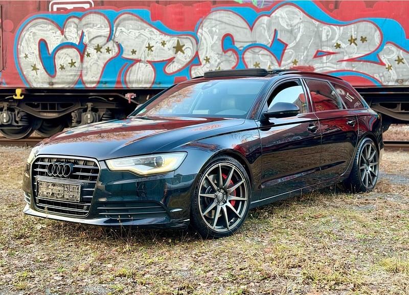 Schwarz Gebraucht 2012 Audi A6 S-Line Kombi | 11.550 € (Superpreis) - Bild 1/4