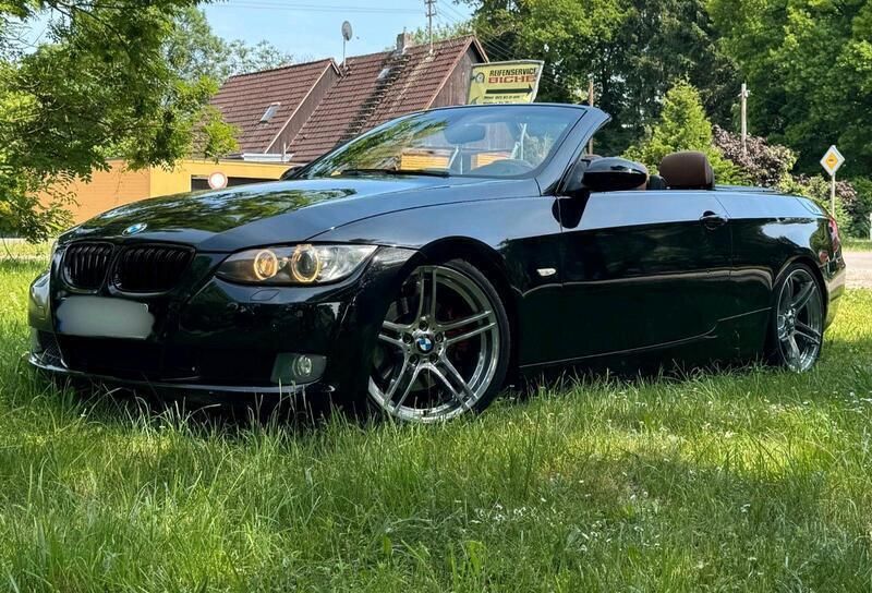 Schwarz Gebraucht 2009 BMW 325 Cabriolet Cabrio | 11.990 € (Fairer Preis) - Bild 1/4