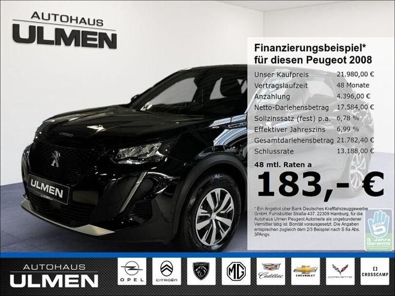 Schwarz Gebraucht 2023 Peugeot e-2008 Active SUV | 21.980 € (Fairer Preis) - Bild 1/4