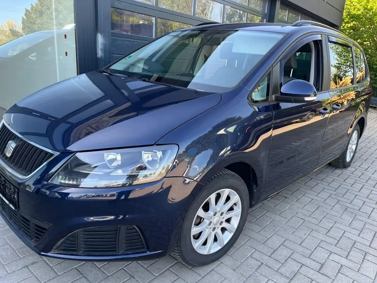 Gebraucht Seat Alhambra Reference 150 PS (110 kW) 2014 Blau Van / Kleinbus