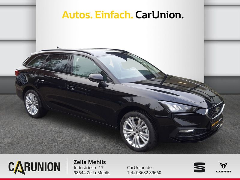 Używany Seat Leon Style 150 KM (110 kW) 2022 Czarny Kombi