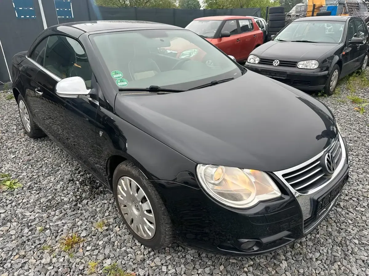 Brugt VW Eos Individual 140 HK (102 kW) 2007 Sort Cabriolet