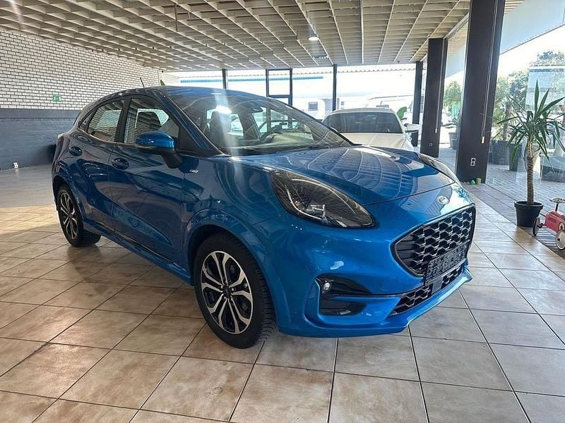 Blau Gebraucht 2023 Ford Puma Gen-E ST-Line SUV | 15.490 € (Superpreis) - Bild 1/4