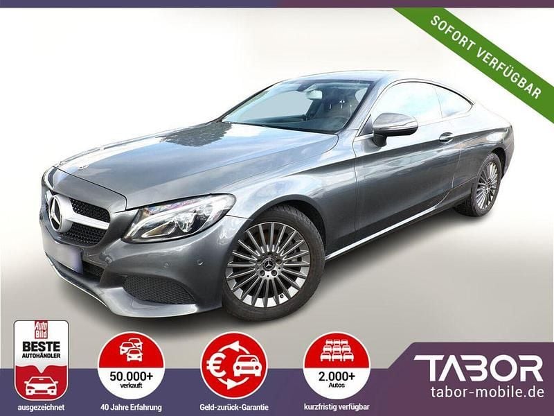 Grau Gebraucht 2018 Mercedes C220 Coupé | 22.488 € (Guter Preis) - Bild 1/4