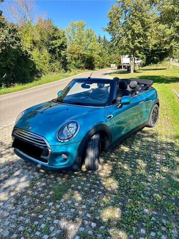 Blau Gebraucht 2016 Mini One Cabriolet Cabrio | 9.250 € (Guter Preis) - Bild 1/4