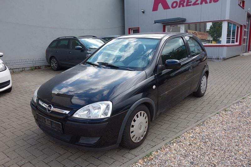 Schwarz Gebraucht 2004 Opel Corsa Kleinwagen | 449 € (Superpreis) - Bild 1/4