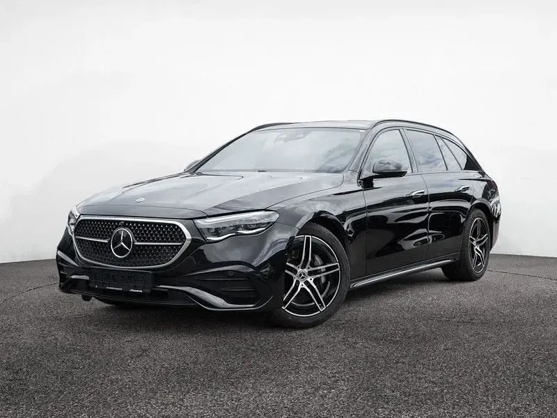 Gebraucht Mercedes E300 AMG 204 PS (150 kW) 2024 Schwarz obsidianschwarz metall Kombi