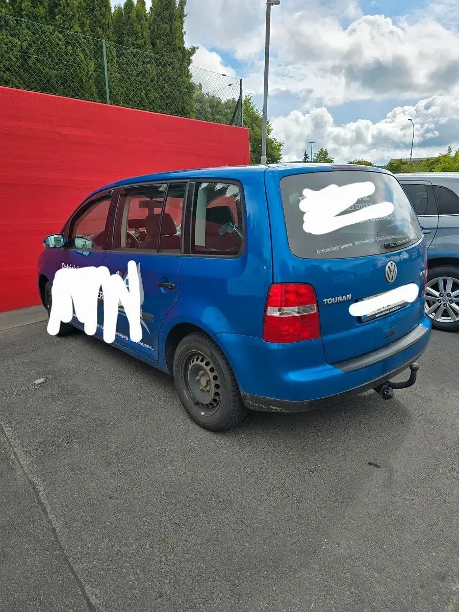 Gebraucht VW Touran Basis 116 PS (85 kW) 2003 Blau Van / Kleinbus