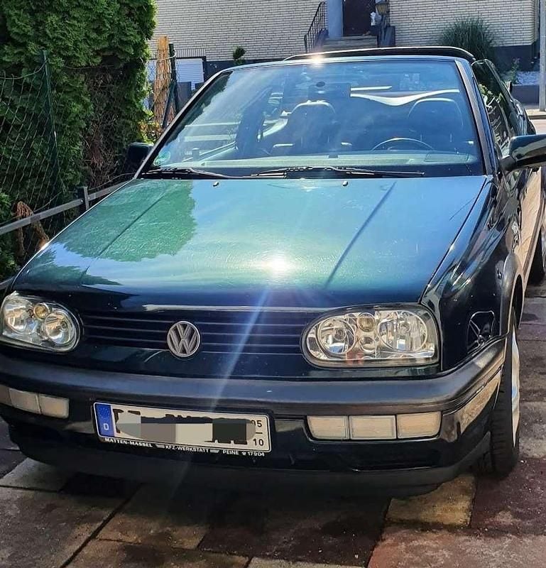 Gebraucht VW Golf Cabriolet 90 PS (66 kW) 1995 Grün Cabrio