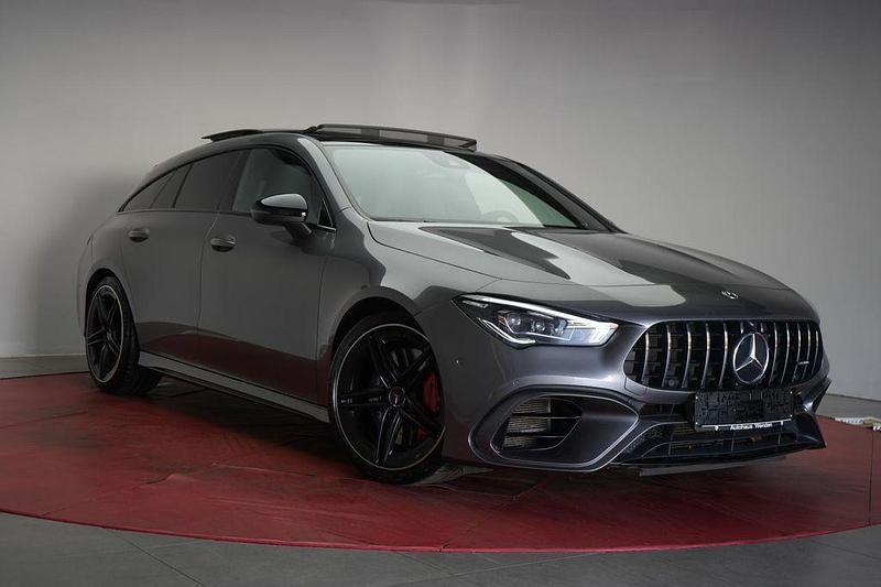 Grau Gebraucht 2022 Mercedes CLA45 AMG Shooting Brake AMG Kombi | 44.490 € (Guter Preis) - Bild 1/4