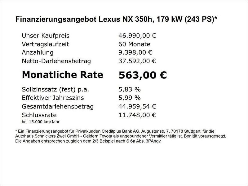 Gebraucht Lexus NX350h Executive Line 243 PS (178 kW) 2024 Grau SUV