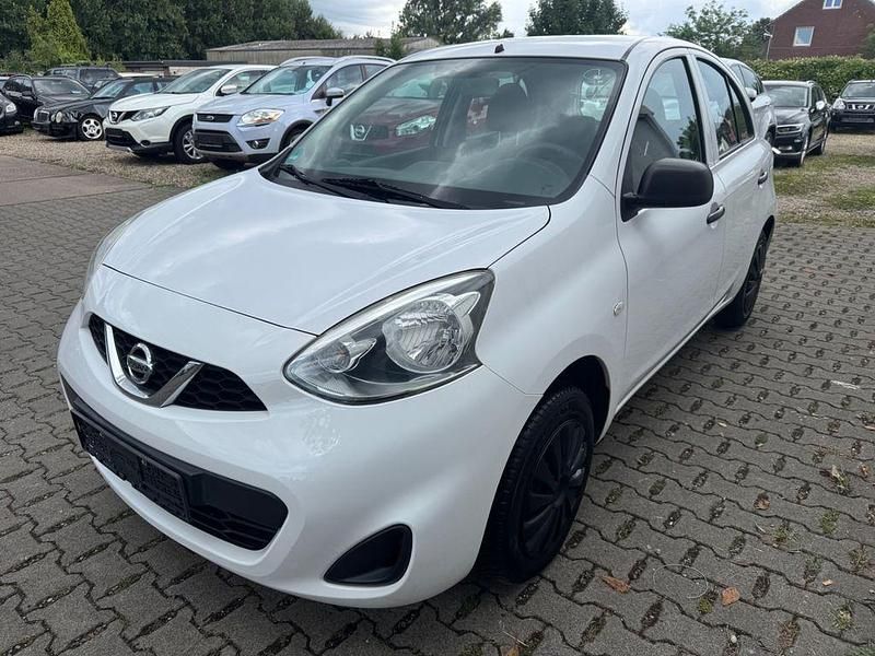 Weiß Gebraucht 2014 Nissan Micra Visia Kleinwagen | 4.200 € (Fairer Preis) - Bild 1/4