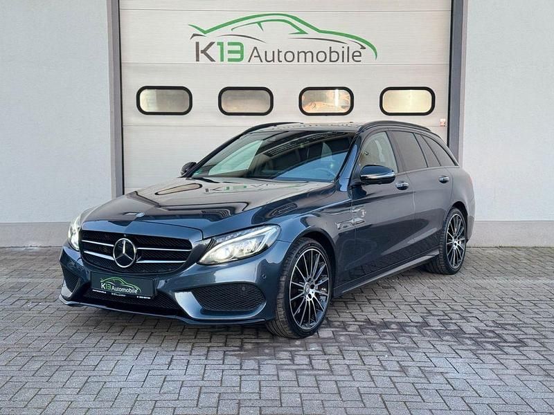 Grau Gebraucht 2015 Mercedes C400 AMG Limousine | 19.599 € (Fairer Preis) - Bild 1/4