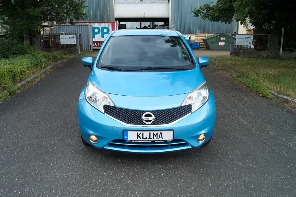 Gebraucht Nissan Note 360º 90 PS (66 kW) 2014 Blau Kleinwagen