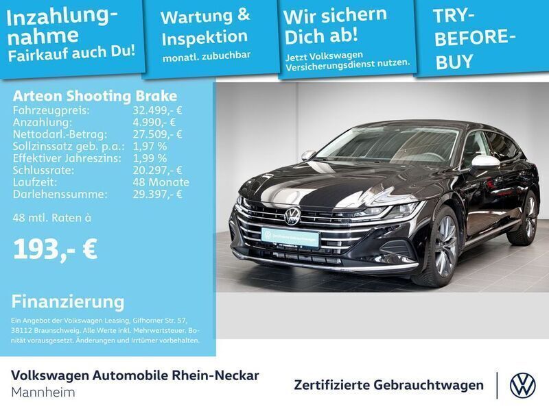Deep black perleffekt Gebraucht 2024 VW Arteon Elegance Kombi | 33.499 € (Superpreis) - Bild 1/2