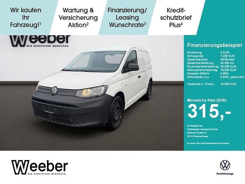 Gebraucht VW Caddy 102 PS (75 kW) 2022 Candyweiß Van / Kleinbus
