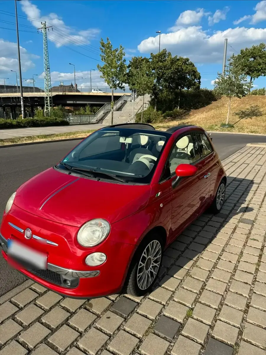 Gebraucht Fiat 500 101 PS (74 kW) 2010 Rot Cabrio