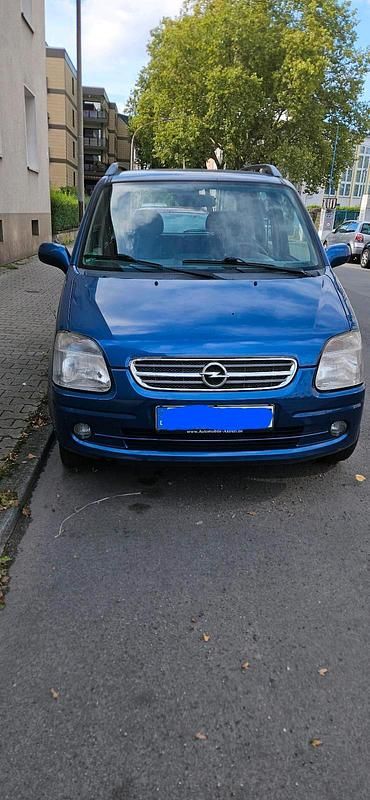 Blau Gebraucht 2002 Opel Agila Kleinwagen | 800 € (Fairer Preis) - Bild 1/4
