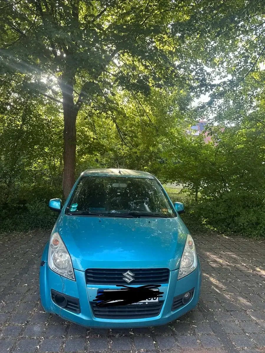 Gebraucht Suzuki Splash 86 PS (63 kW) 2008 Blau Kleinwagen
