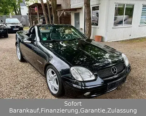 Gebraucht Mercedes SLK200 163 PS (119 kW) 2000 Schwarz (metallic) Cabrio