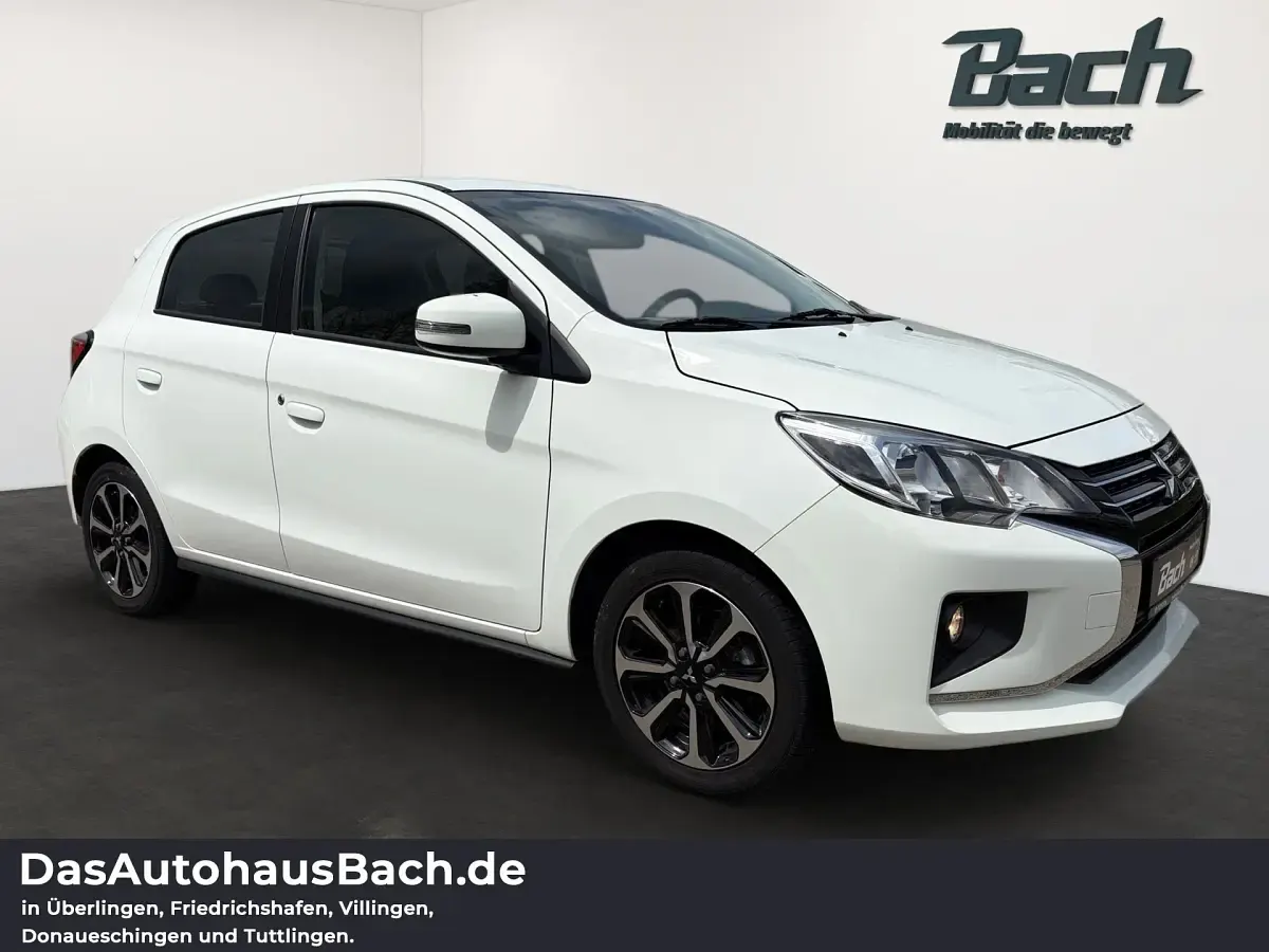 Gebraucht Mitsubishi Space Star Select+ 71 PS (52 kW) 2021 Weiß Kleinwagen