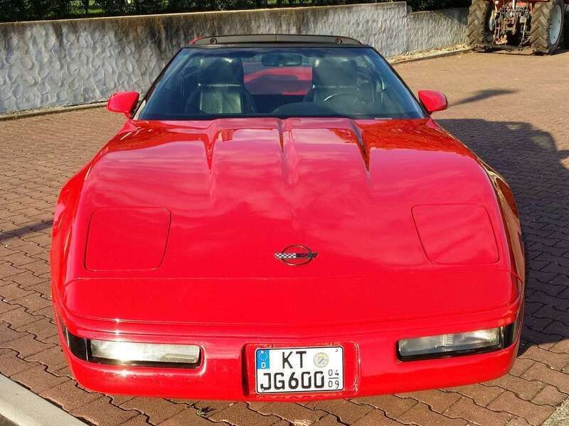 Rot Gebraucht 1991 Chevrolet Corvette C4 Cabrio | 19.500 € - Bild 1/4
