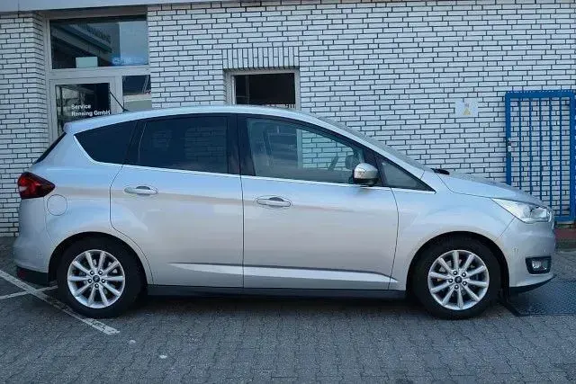 Gebraucht Ford C-MAX Titanium 125 PS (91 kW) 2018 Polarsilber Van / Kleinbus