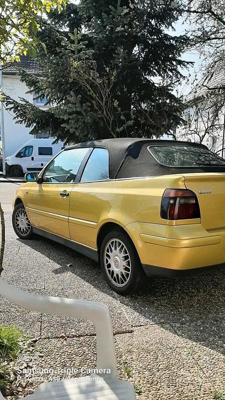 Gebraucht VW Golf Cabriolet 90 PS (66 kW) 1999 Gelb Cabrio