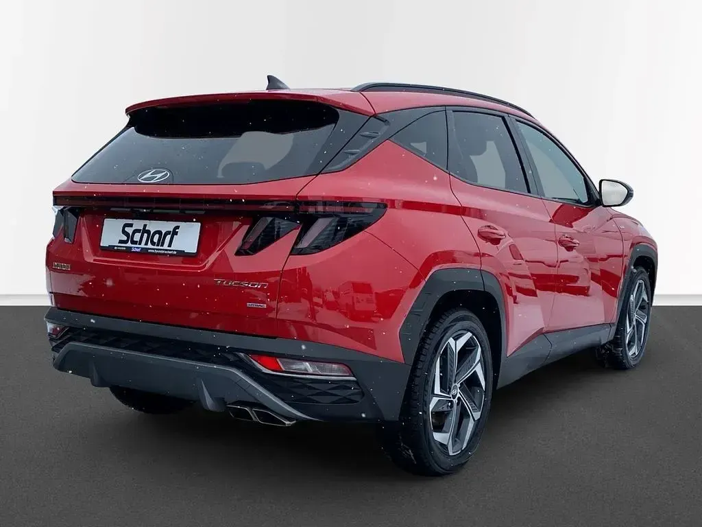 Gebraucht Hyundai Tucson Blackline 179 PS (131 kW) 2023 Rot SUV