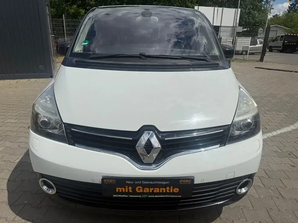 Gebraucht Renault Grand Espace Initiale 173 PS (127 kW) 2014 Weiß Van / Kleinbus
