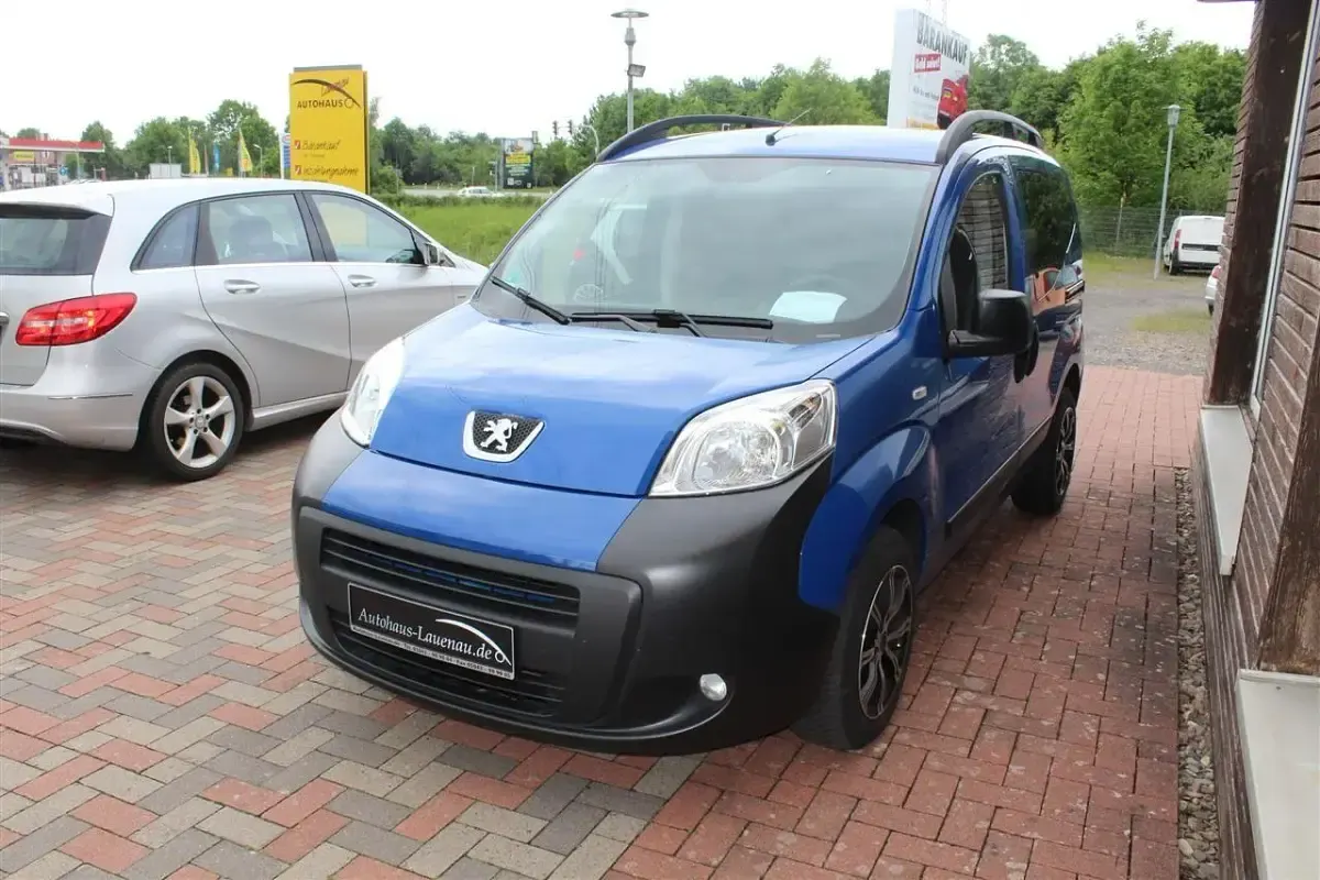 Gebraucht Peugeot Bipper 75 PS (55 kW) 2012 Blau Van / Kleinbus