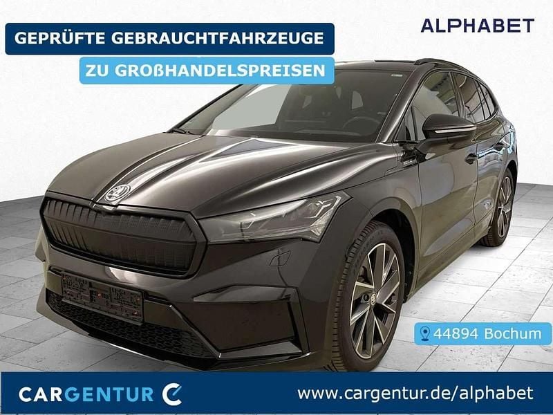 Schwarz Gebraucht 2022 Skoda Enyaq iV SportLine SUV | 25.490 € (Guter Preis) - Bild 1/2