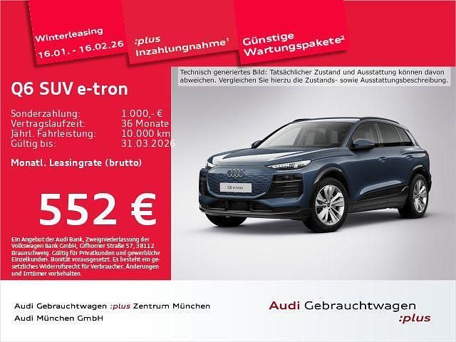 Plasmablau metallic Gebraucht 2025 Audi Q6 e-tron Performance SUV | 59.993 € (Superpreis) - Bild 1/2