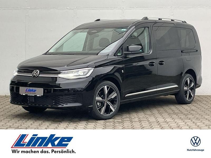 Neu VW Caddy Maxi Style 122 PS (89 kW) 2025 Schwarz Van / Kleinbus