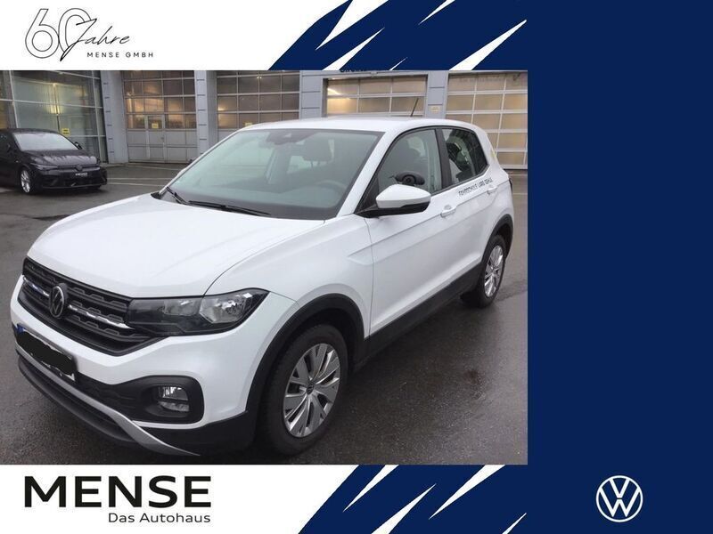 Pure white Gebraucht 2021 VW T-Cross Basis SUV | 17.985 € (Fairer Preis) - Bild 1/4