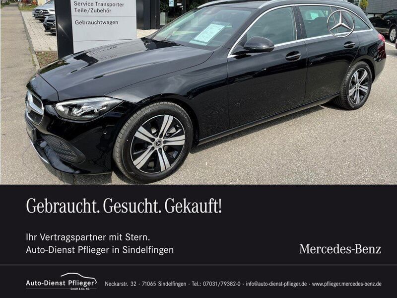Schwarz Gebraucht 2021 Mercedes C220 Business Kombi | 37.990 € (Etwas zu teuer) - Bild 1/4