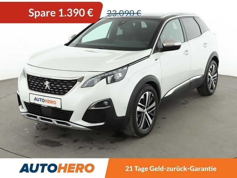 Weiß Gebraucht 2019 Peugeot 3008 GT SUV | 21.700 € (Guter Preis) - Bild 1/3