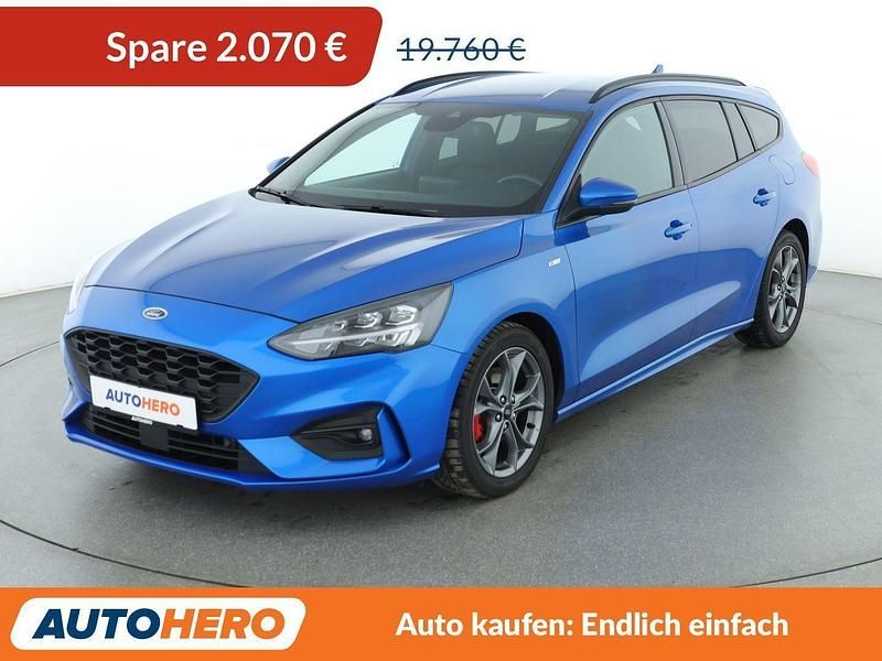 Blau Gebraucht 2020 Ford Focus ST-Line X Kombi | 17.690 € (Fairer Preis) - Bild 1/3