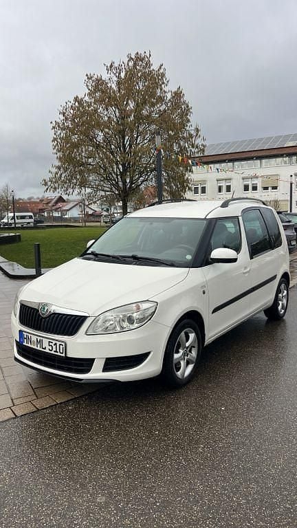 Gebraucht Skoda Roomster Family 86 PS (63 kW) 2012 Weiß Van / Kleinbus