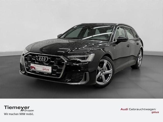 Mythosschwarz metallic Gebraucht 2024 Audi A6 S-Line Kombi | 51.740 € (Teuer) - Bild 1/4